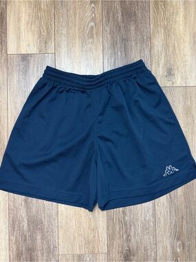 Kappa Vintage Navy Athletic Shorts Size Medium